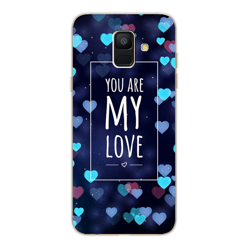 Case For Samsung Galaxy A6 Plus 2018 Cartoon Cover Soft Silicone Phone Back for A 6 600 610 Fundas Coque |