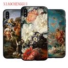 Чехол для iPhone 5s, 6, 6s, 7, 8, 7Plus, 8Plus, X, XR, XS MAX, 11, 12 mini pro max, с классическим цветочным рисунком