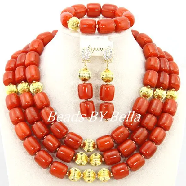 Новейший дизайн Африканский Свадебный комплект ювелирных изделий для невесты