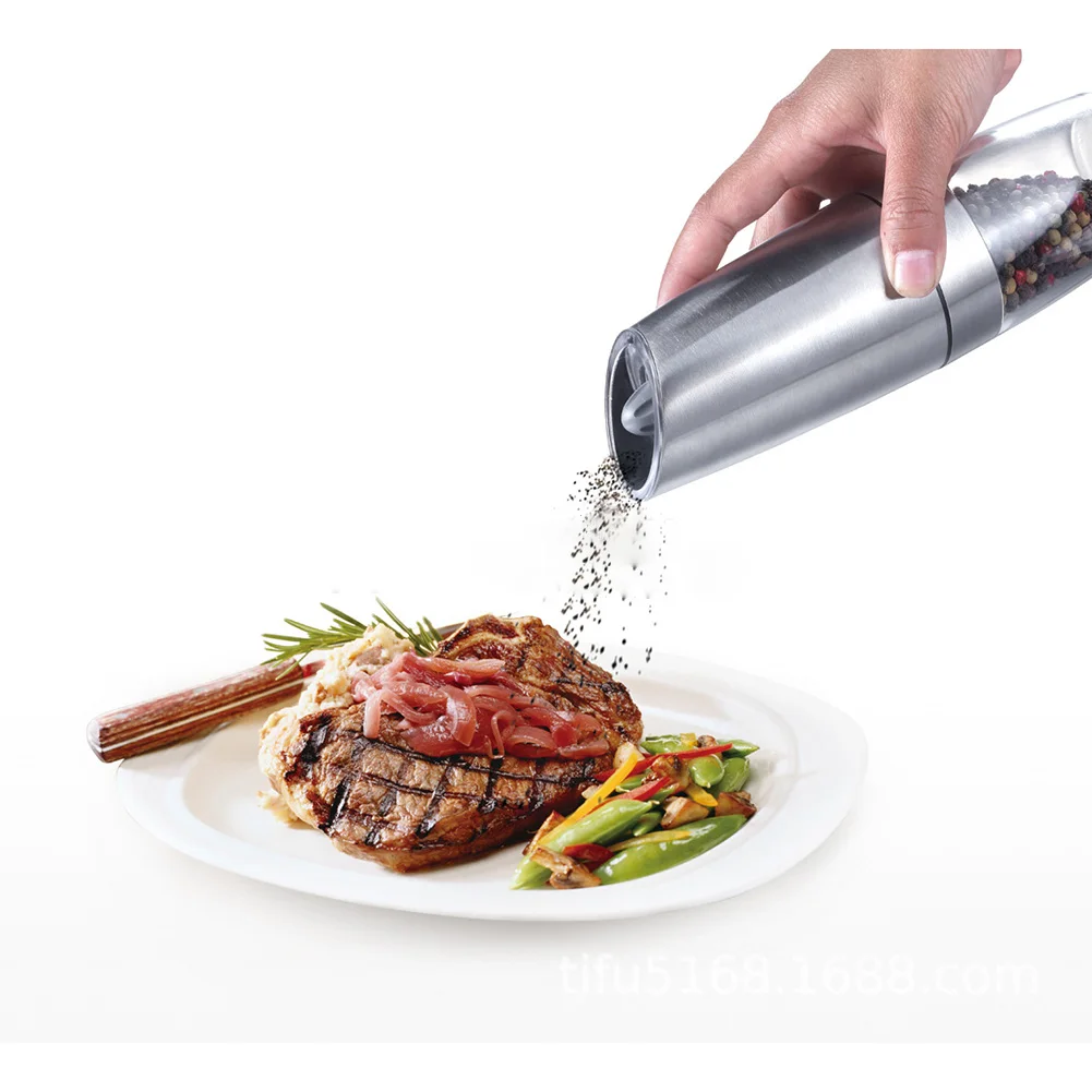 Электрическая мельница для перца HY99 измельчитель соли с регулируемой емкостью