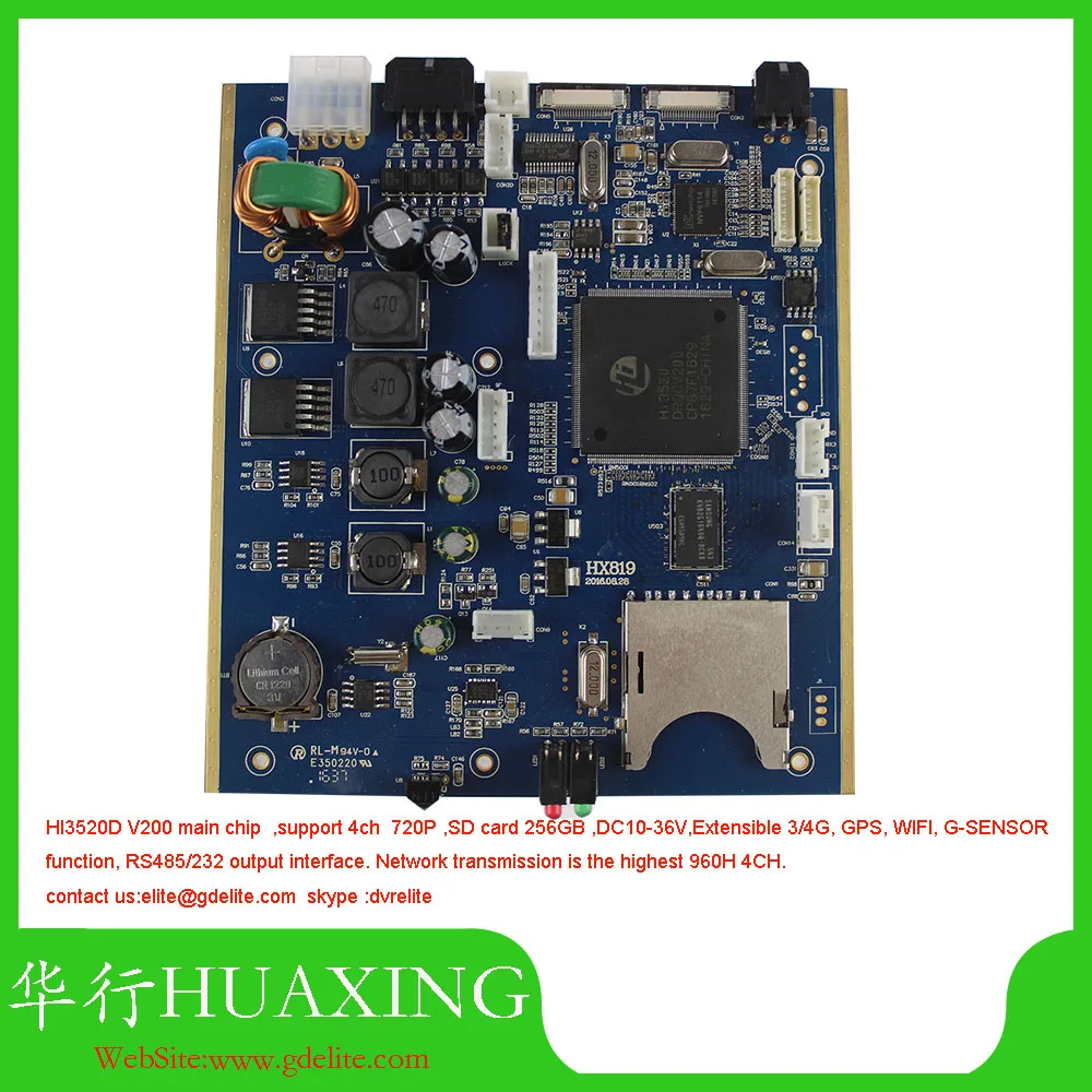 AHD 4CH MDVR H.264 с функцией GPS Мобильный Автобус DVR и sd картой 256G поддерживает русский