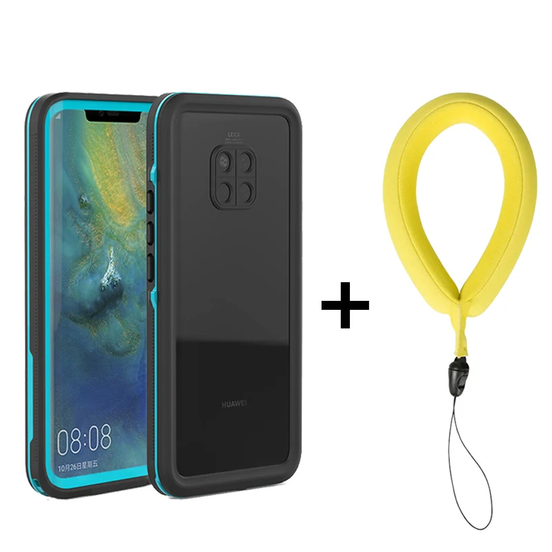 Grass With Strap Водонепроницаемый чехол для плавания ming IP68 ДЛЯ huawei P20 Lite P20, чехол для занятий спортом на открытом воздухе, дайвингом, защитой от плавания, чехол для телефона huawei P20 Pro - Цвет: Grass With Strap