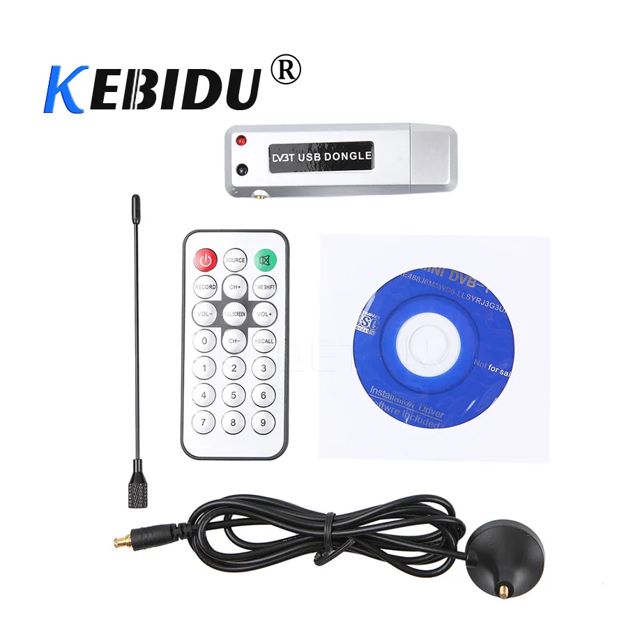 Цифровой USB 2 0 тюнер DVB T HD TV приемник записывающее устройство программное