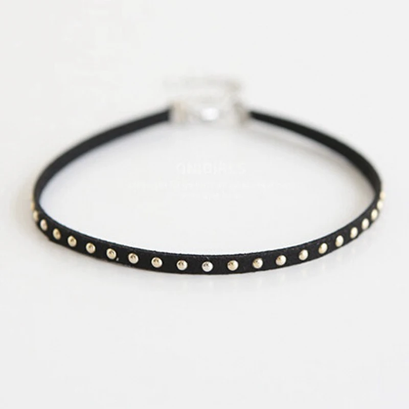 Бесплатная доставка готическое ювелирное ожерелье из заклепок Женские