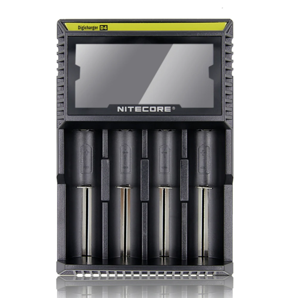 Зарядное устройство Nitecore D4 D2 18650 с ЖК экраном для IMR Li Ion LiFePO4 Ni MH Cd зарядки 26650 14500