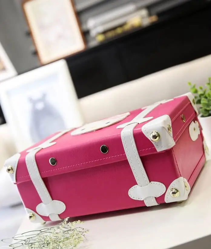 Корейская версия Многофункциональный hello Kitty портативный pu чемодан сладкие розовые модные косметички маленькие женские сумки