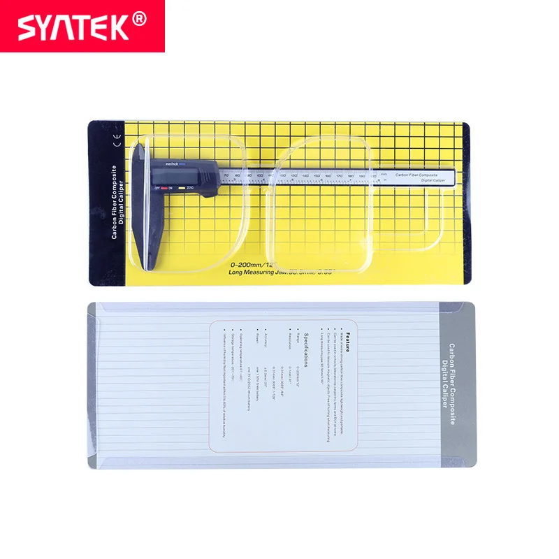 Syntek 200 мм (8 дюймов) ЖК-дисплей цифровых электронных углеродного волокна