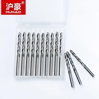 huhao tungsten carbide milling route tool 0 8mm to 3 175mm ball nose tapered end mills cnc wood carving bits cutter