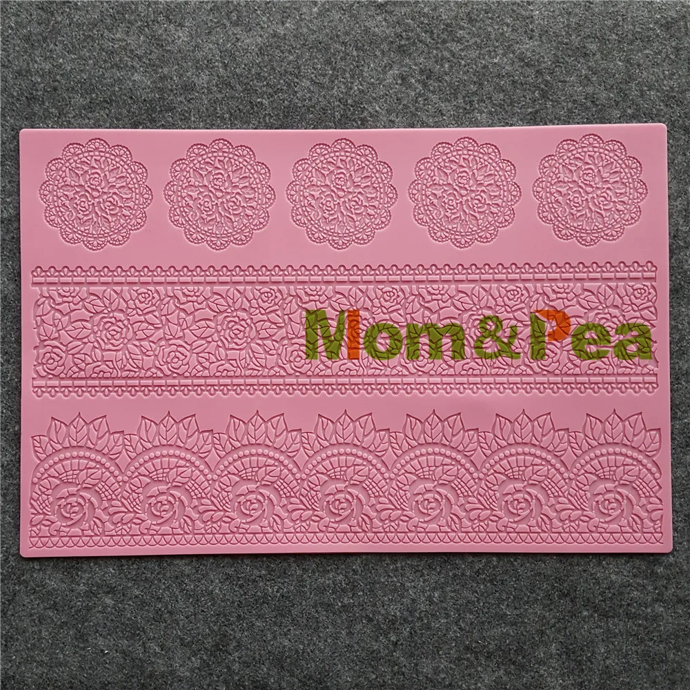Комбинированная Цветочная кружевная подкладка Mom & Pea GX230 форма для украшения
