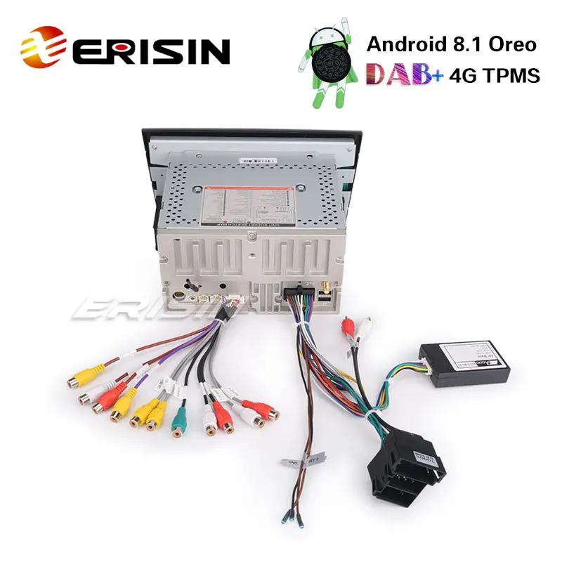 Erisin ES3670F 7 &quotAndroid 8 1 автомобильный стерео DAB + gps WiFi CD OBD Bluetooth TPMS 4G для Fiat Bravo