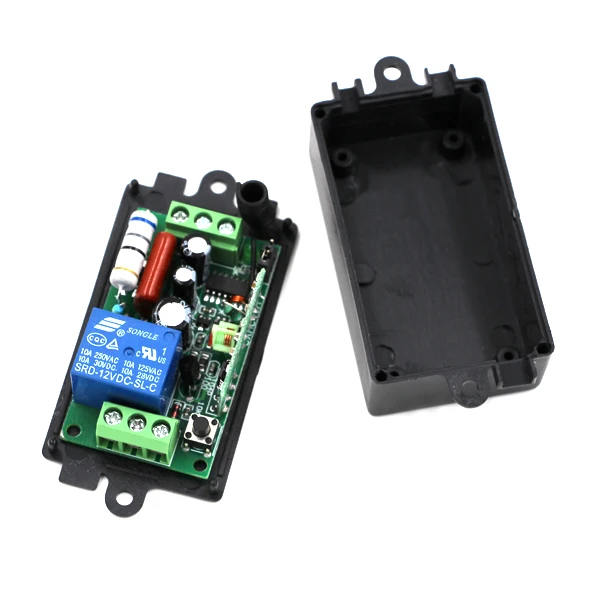 New Design AC110V 220V 1CH Wireless Remote Control Switch System Receiver & Wall Panel Sticky for Smart Home 315/433mhz | Обустройство