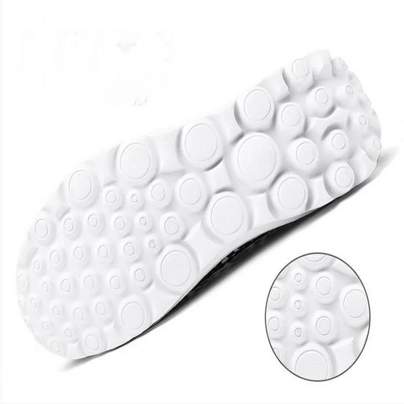 RUSHIMAN 2021 Spring Summer Women Flats Shoes lightweight Comfortable Leisure Lace Mesh Shoes Female Slip On Loafers