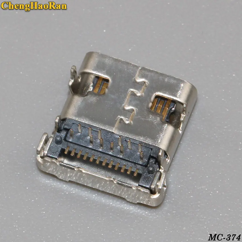 ChengHaoRan 1pcs High Speed USB 3.1 Type C Female 24Pin 4Legs PCB Mount Solder Socket Connector | Обустройство дома