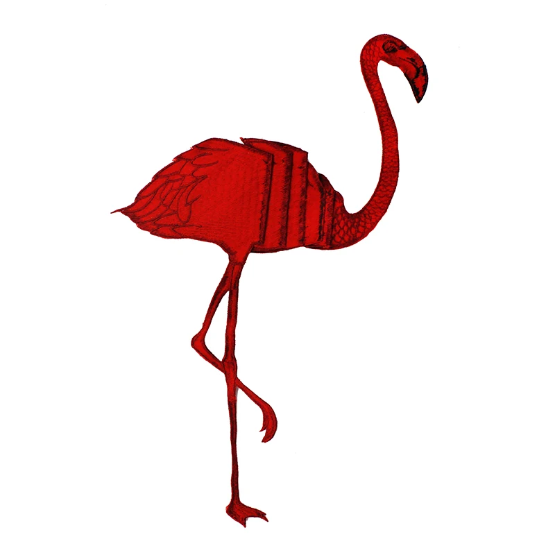 Аппликация Red Crane Bird с вышивкой 10 шт.|fabric knit|fabric angelfabric reflective |