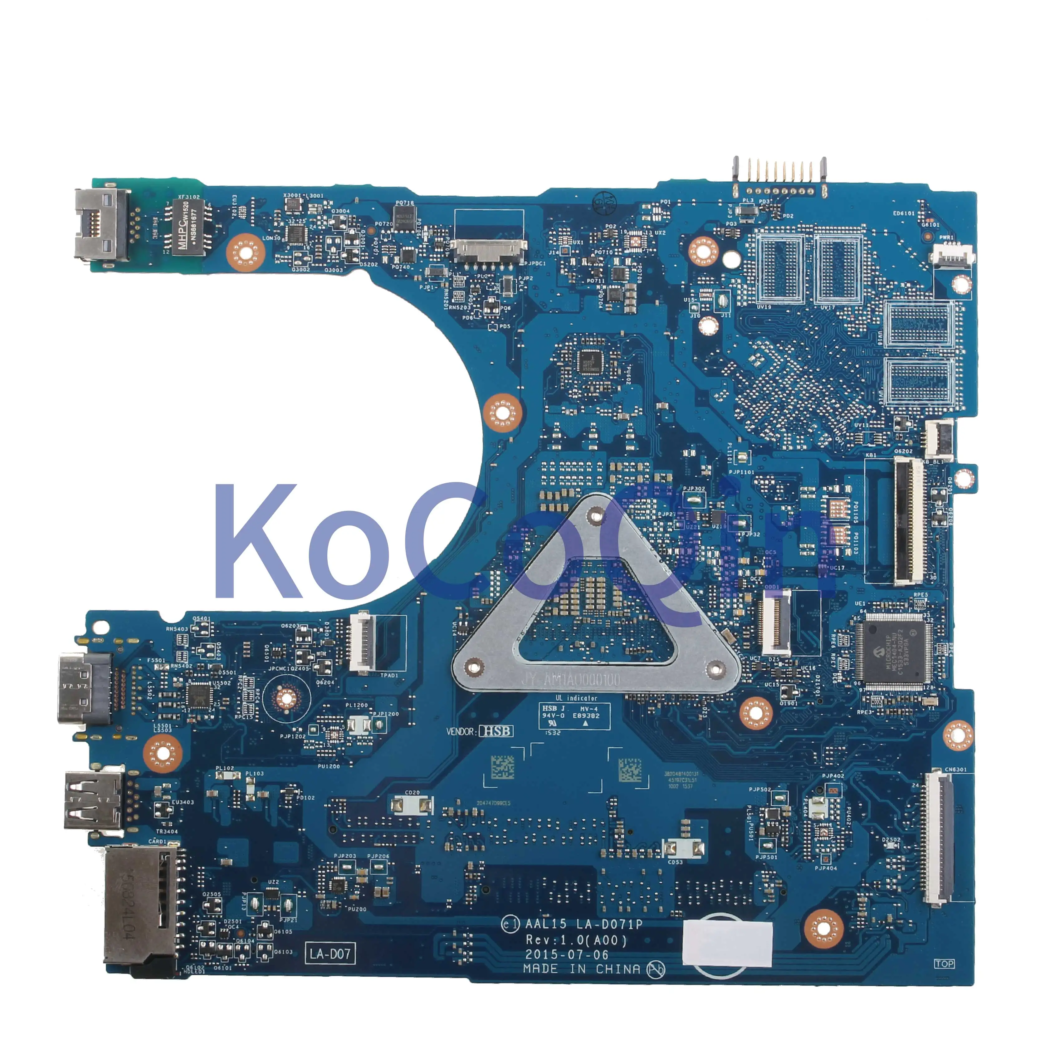 KoCoQin ноутбук материнская плата для Dell Inspiron 15 5559 5759 5459 3559 I7-6500U материнская плата CN-0GGN3F 0GGN3F AAL15 LA-D071P SR2EZ