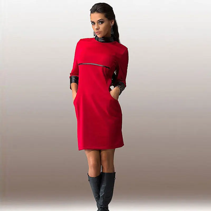 Женское Повседневное платье с длинным рукавом большие размеры|dress bunny|dress