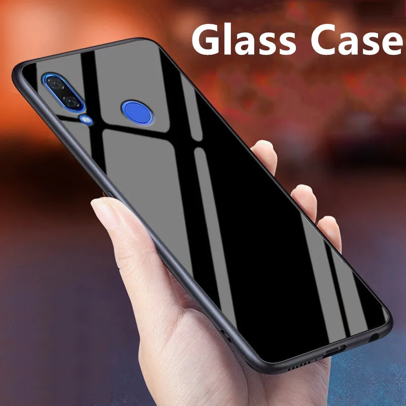 Чехлы для Huawei Nova 3/Nova 3i Оригинальный стеклянный чехол Роскошная мягкая рамка из