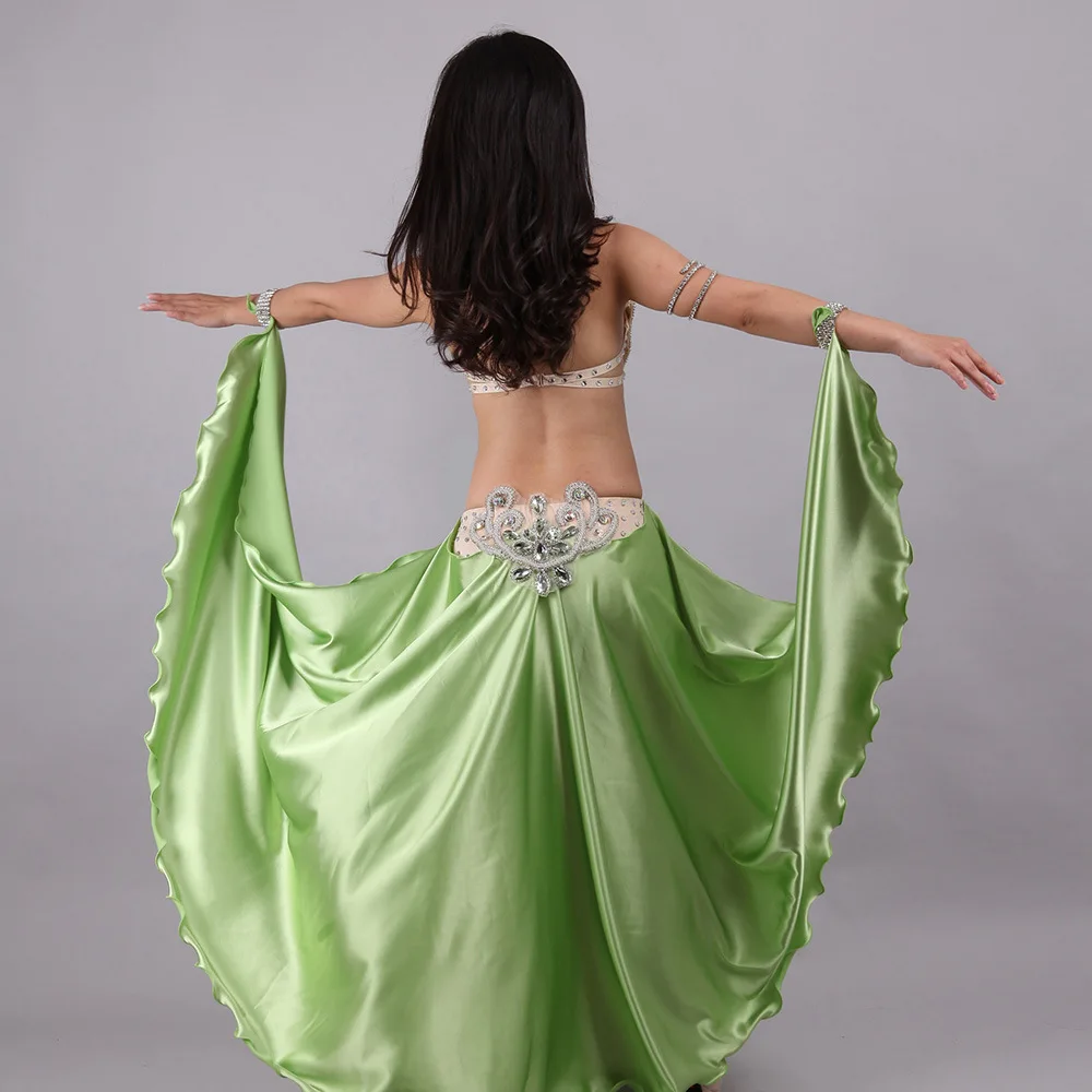 Популярный дизайн костюм для танца живота комплект бюстгальтер + пояс 2 шт. 3 цвета