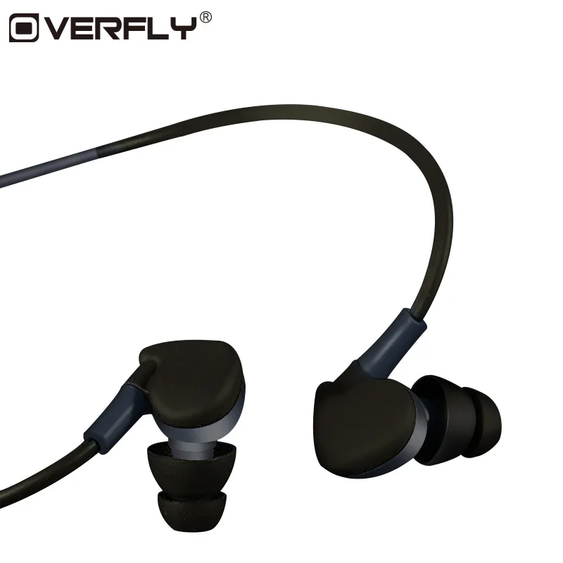 Спортивные наушники Overfly для бега водонепроницаемые с ушным вкладышем вкладыши