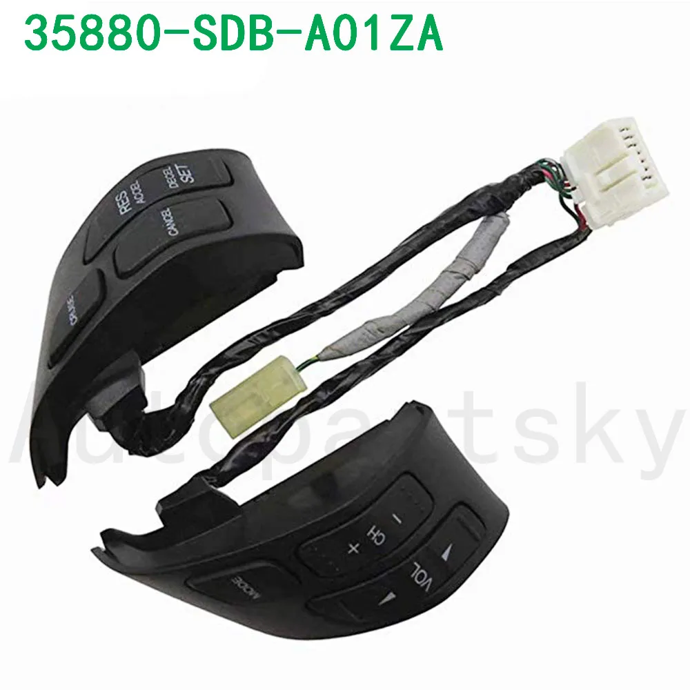 35880 SDB A01ZA оригинальный Восстановленный переключатель управления рулем аудио для