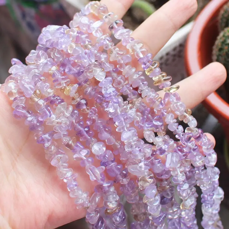 

Wholesale 3-10mm Natural Ametri Freeform Chip Beads 34" ,For DIY Jewelry Making !We provide mixed wholesale for all items!