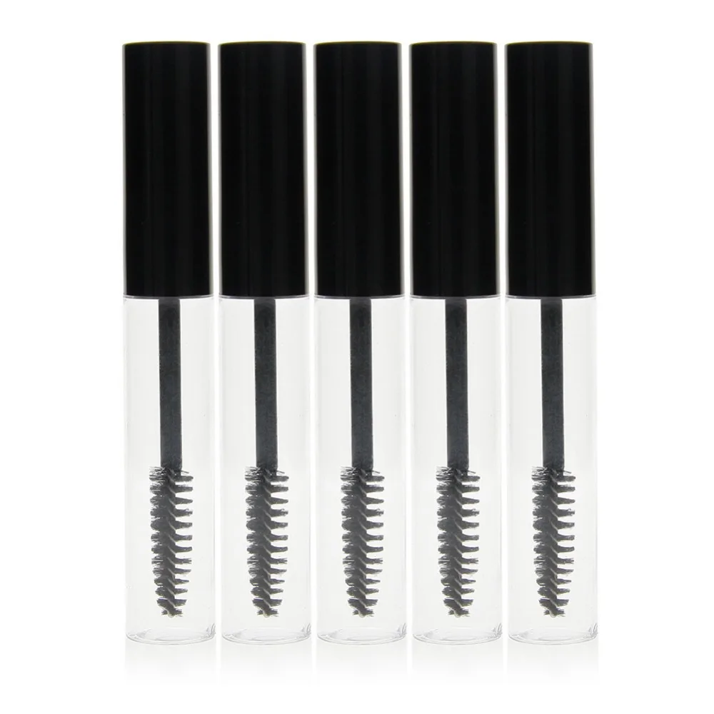 5 шт черный колпачок пластиковые DIY пустые Тушь трубки с палочкой для ресниц кисти