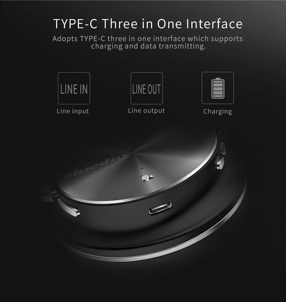 Bluedio T4S беспроводные наушники bluetooth наушники с микрофоном ANC активная шумоподавление Беспроводная гарнитура наушники