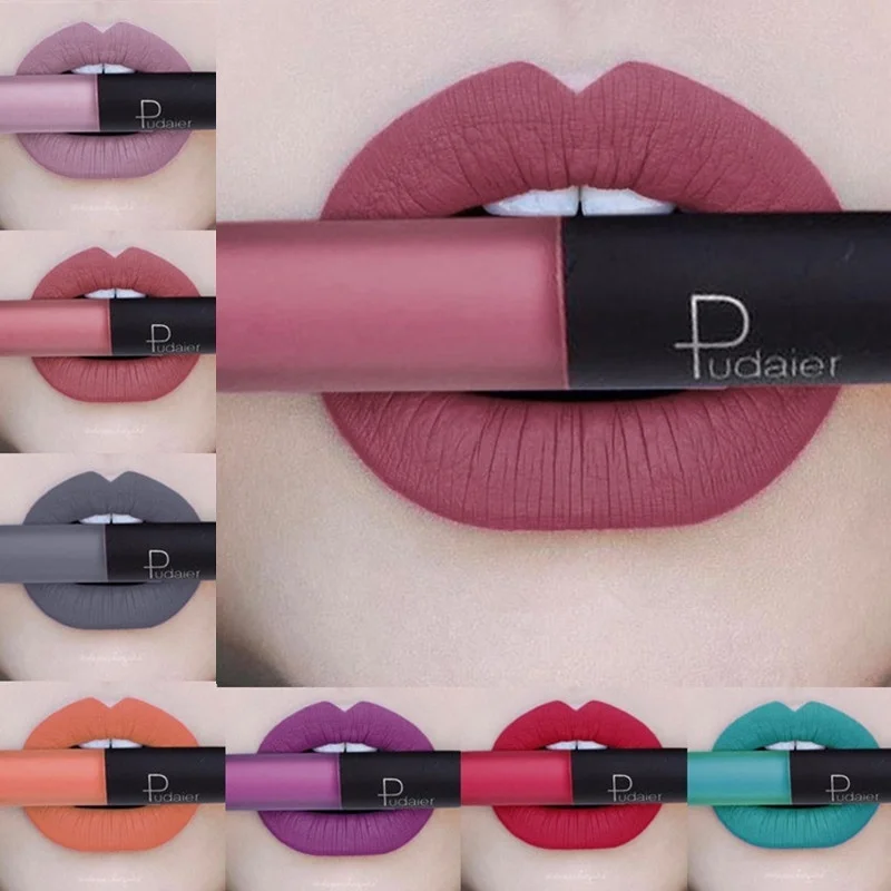 Водостойкий матовый блеск для губ 26 цветов|velvet liquid lipstick|lasting lip glosslong lasting gloss |