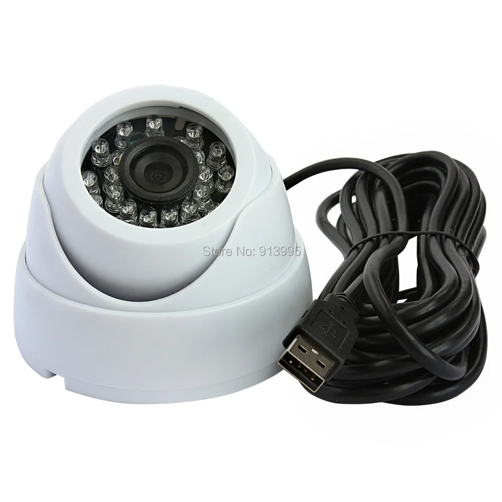 

1MP 720P Webcam OV9712 CMOS H.264 MJPEG YUY2 Mini IR CUT Night Vision Cctv Dome Usb Surveillance Camera