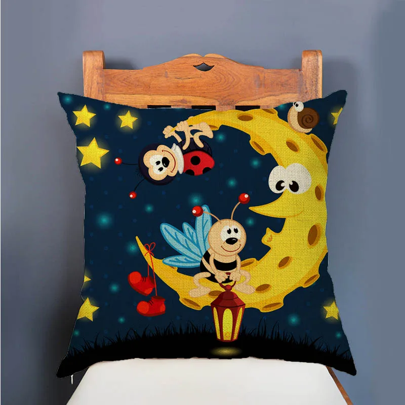Детский чехол для подушки Good Night Sweet Dreams | Дом и сад