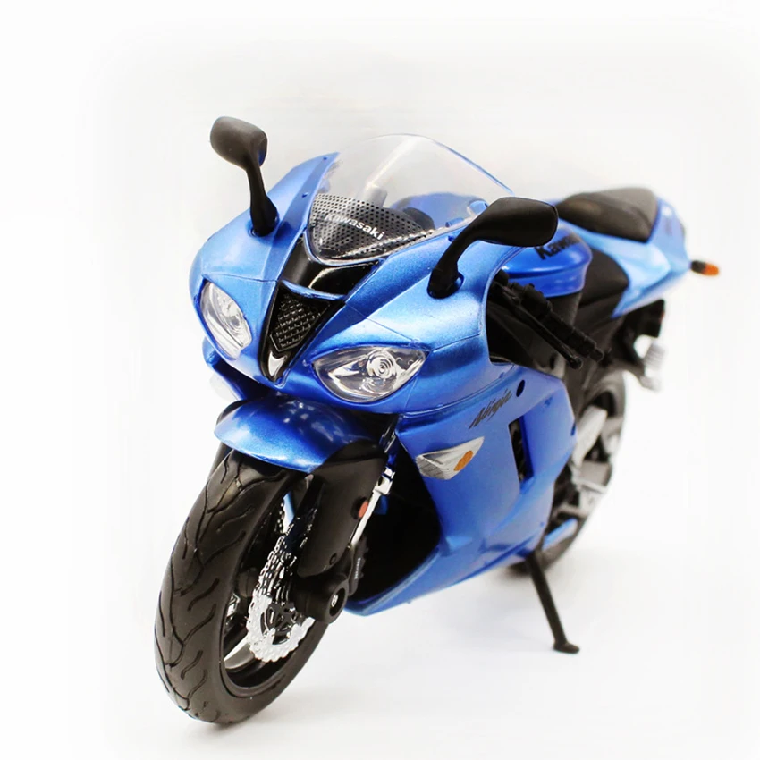 Модель мотоцикла 1:12 Kawasaki ZX 6 гоночного автомобиля из сплава Forcecontrol коллекция