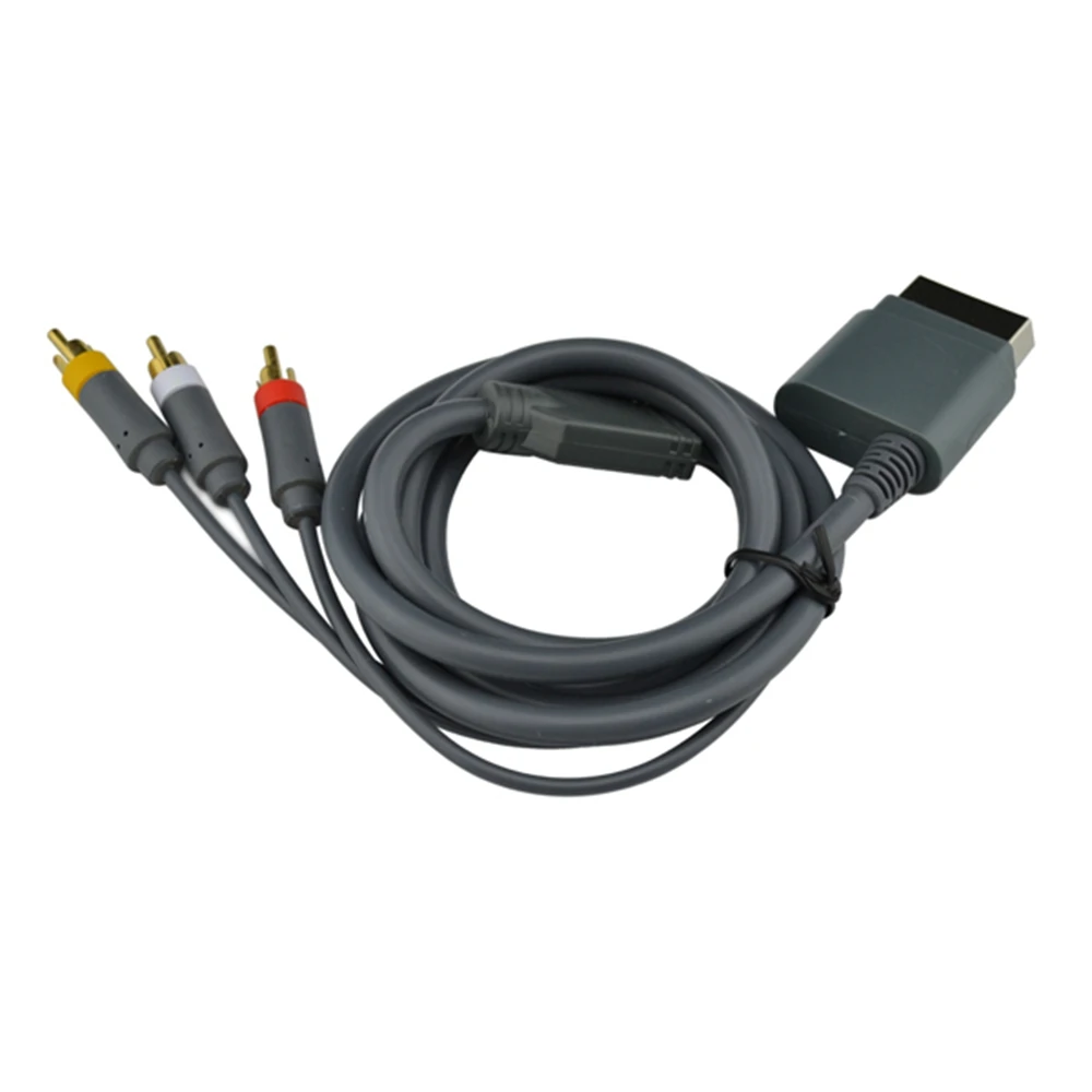10 шт./партия аудио-и видеокабель 1 8 м AV-кабель для Xbox 360 | Электроника