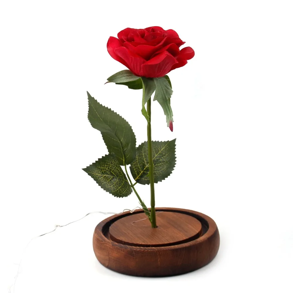 Подарок на день Святого Валентина FENGRISE Forever Love романтичный светильник с красными