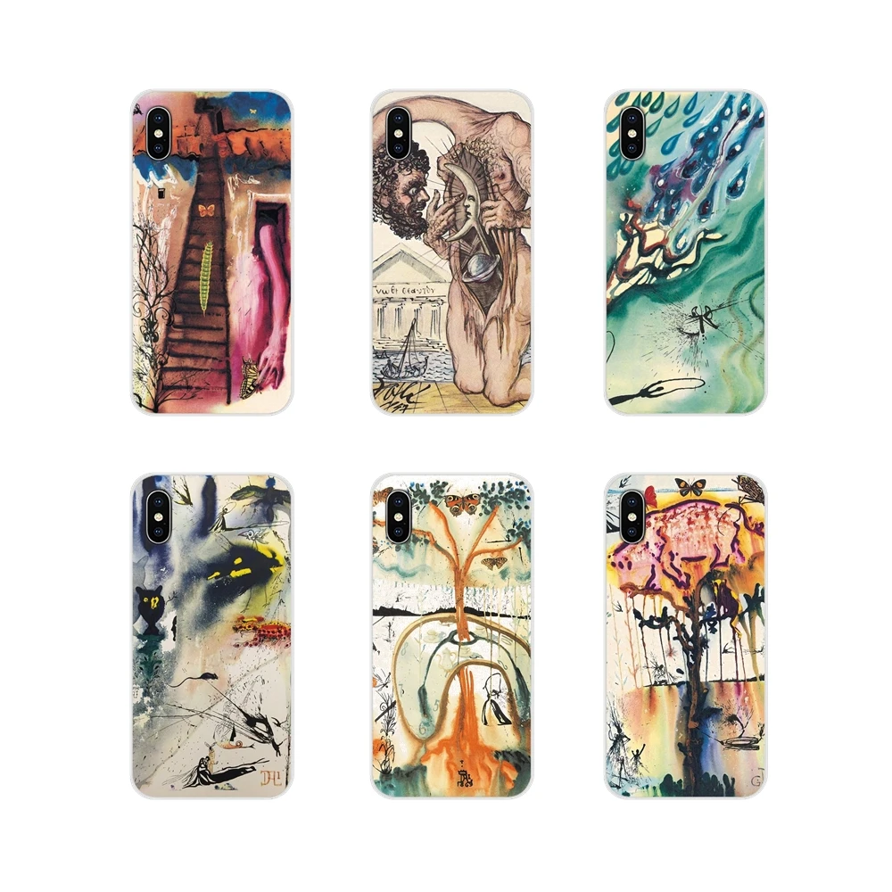 Мягкий прозрачный чехол сумка Mad Tea Party Salvador Dali для Samsung Galaxy J1 J2 J3 J4 J5 J6 J7 J8 Plus 2018 Prime