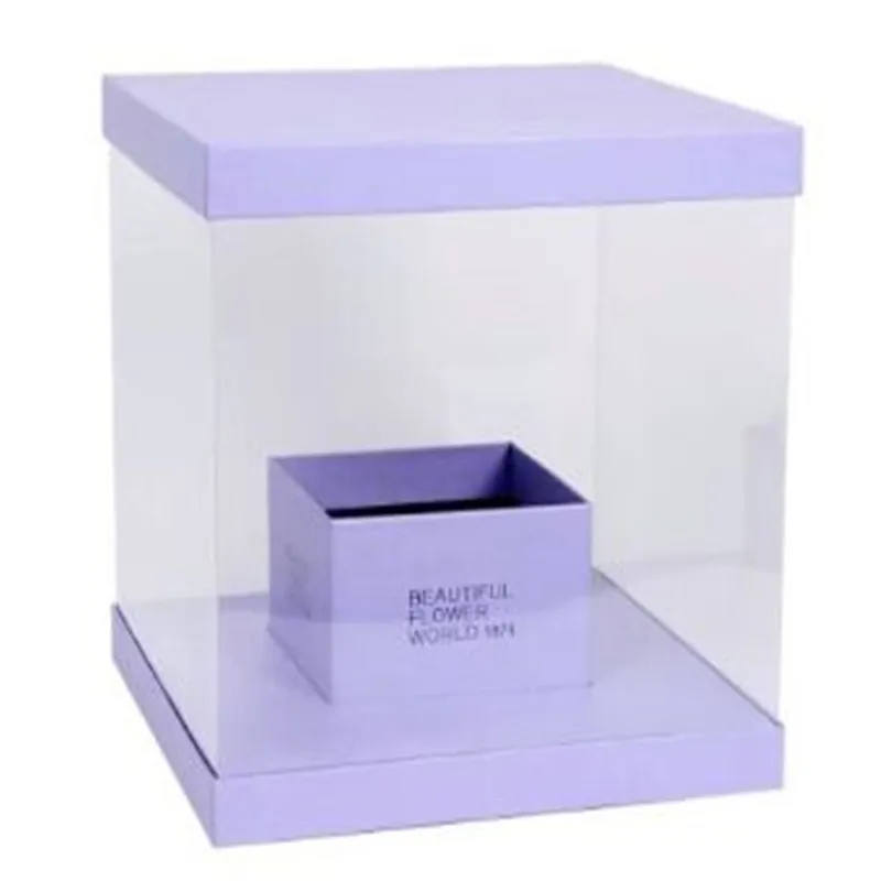 1 шт. 30x30x3 5 см Корейская ручная прозрачная PP Цветочная Высококачественная