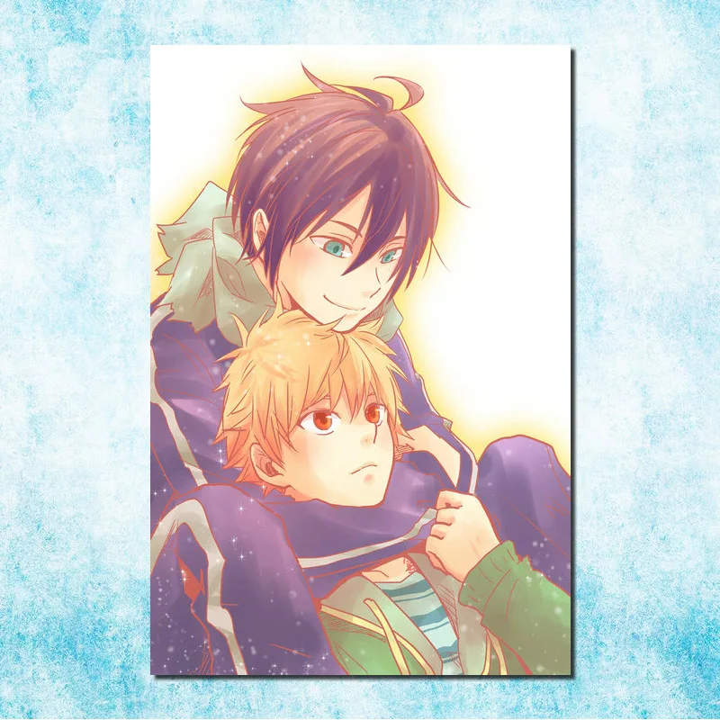 click Noragami Йато Yukine Горячая Аниме Искусство Шелковый Холст печати плакатов 13x20 32x48 дюймов фотографии для комнаты Декор подарок(больше)-1 - Цвет: click