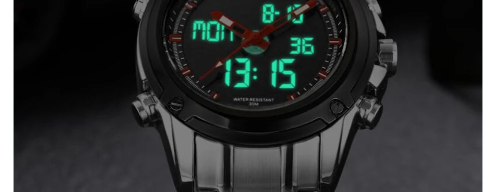 NAVIFORCE военные спортивные часы мужские из нержавеющей стали модные роскошные брендовые Цифровые Кварцевые аналоговые наручные часы Relogio Masculino