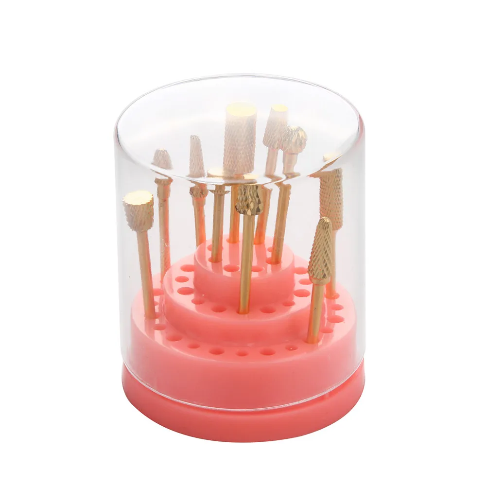 MAKARTT 216 шт./пакет держатель для ногтей сверло подставка Диспенсер органайзер