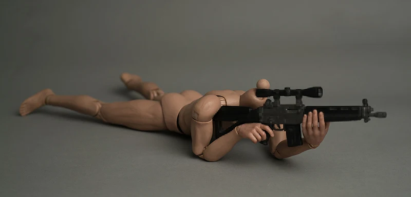 

1/6 Scale AT025 Asian Skin Ton Durable Male Body Model for 12" Action Military Figure Collection Accessory