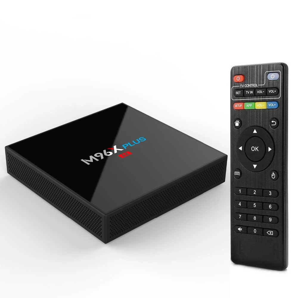 Новые M96X плюс Смарт ТВ Box Amlogic S912 Octa core 2 ГБ 16 Android 7.1 Dual 2.4 г/ 5.0 г Wi-Fi BT4.0 HD