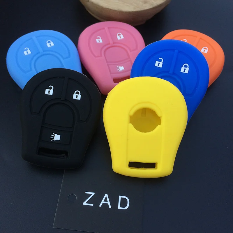 Чехол ZAD с 3 кнопками для Nissan March Tiida Altima куб Армада Juke Maxima Pathfinder Rogue Sentra Versa|car key case