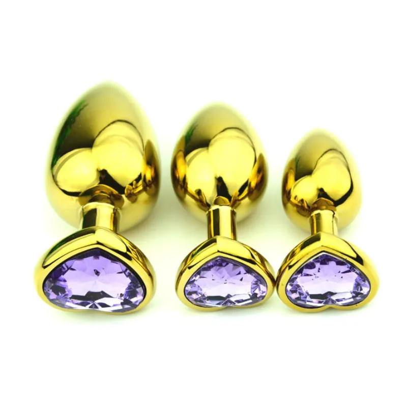 Анальная пробка 3 шт./лот в форме сердца | Красота и здоровье