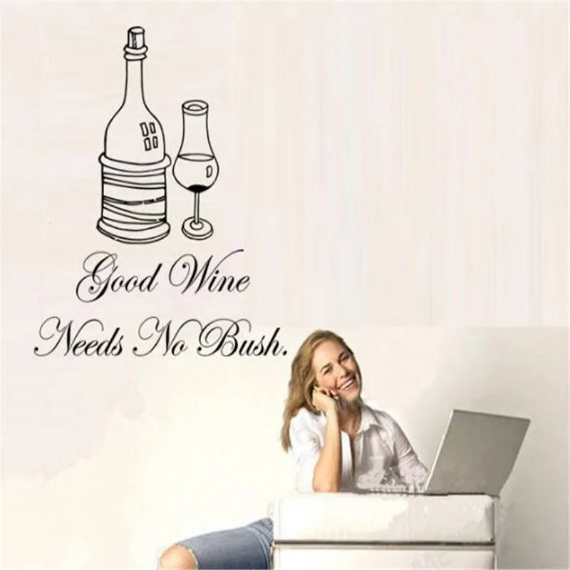 IDFIAF креативный настенный стикер для напитков из красного вина бара ресторана