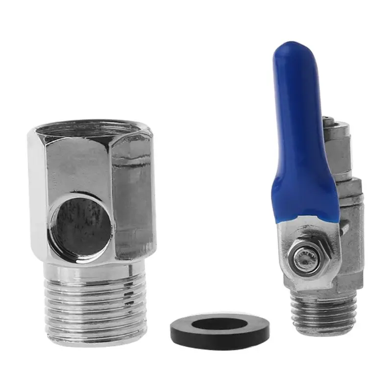 Water Purifier Reverse Osmosis Tee Inlet Ball Valve Set 1/2" BSP To 1/4" Tube |