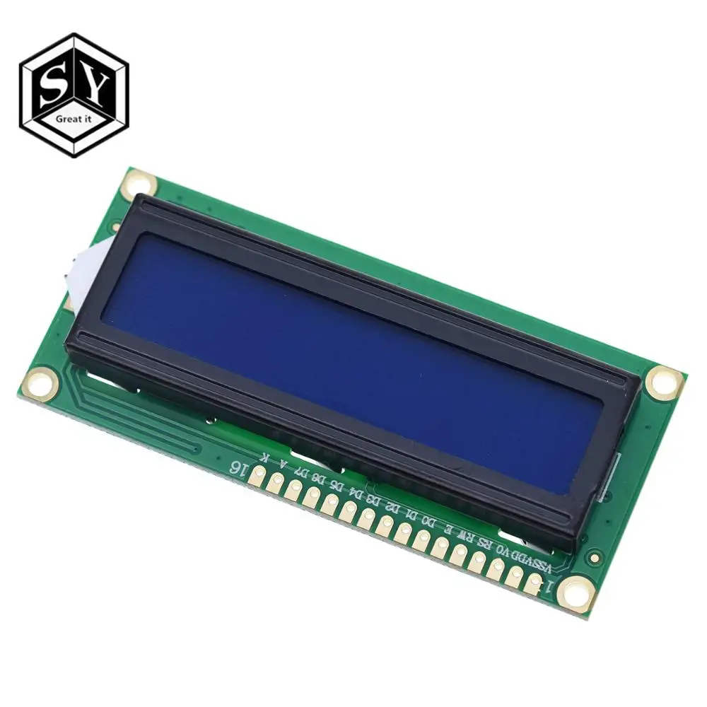 1 шт. модуль Great IT LCD 1602 синий зеленый экран ЖК дисплея 16x2 символа HD44780 контроллер
