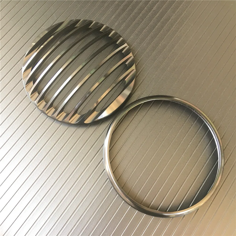 5 3/4 &quotCNC фары свет Гриль Крышка для Harley Sportster XL 883 1200 2004 2014 2005 2006 2007 2008 2009 2010 2011 2012