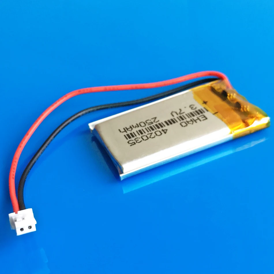 3 7 в 250 мАч 402035 JST 1 5 мм литий полимерная ионная аккумуляторная батарея Lipo cells для MP3