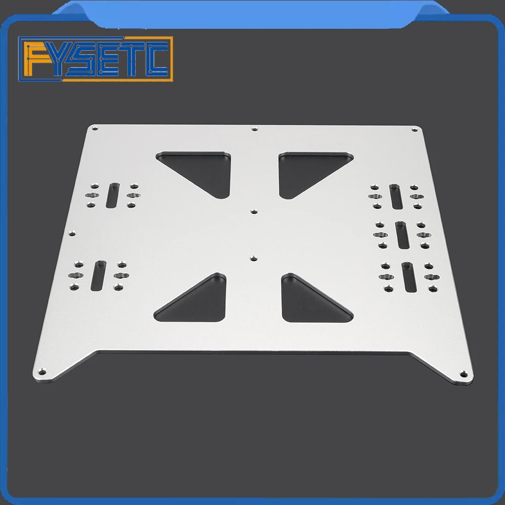 Алюминиевая анодированная пластина Y Carriage Upgrade V2 Prusa i3 Hot Bed Support Plate для DIY 3D