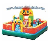 outdoor fun city inflatable bouncy castle inflatable jumping castleinflatable slide for kids