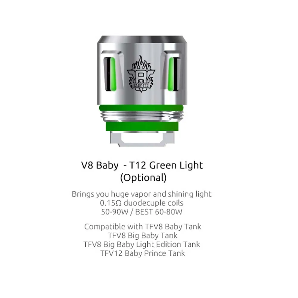 5 шт./лот оригинальный Smok TFV8 детский T12 светильник edtion 0.15ohm подходит TFV12 Принц